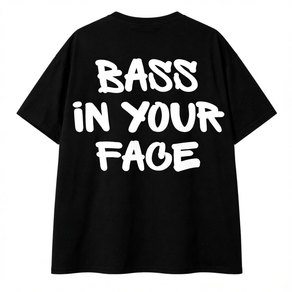 BASS IN YOUR FACE OVERSIZED T-SHIRT